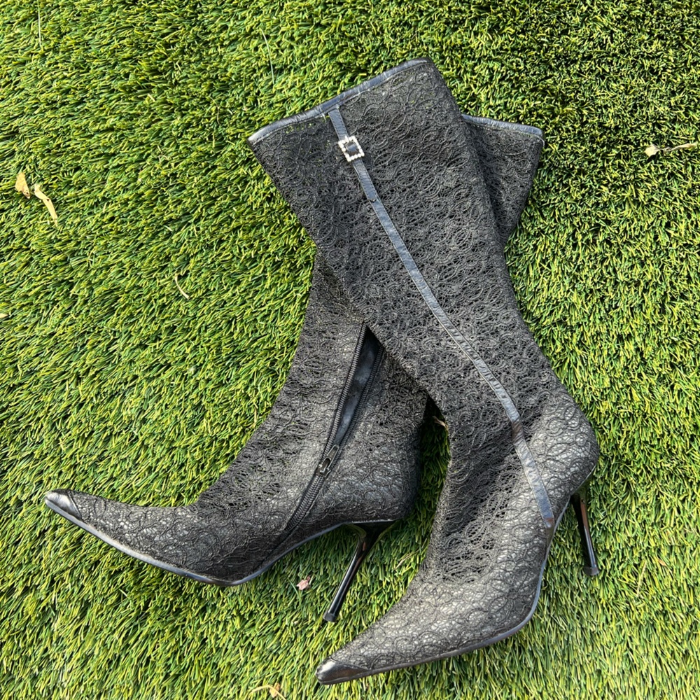 Gorgeous Handmade Lace Boots